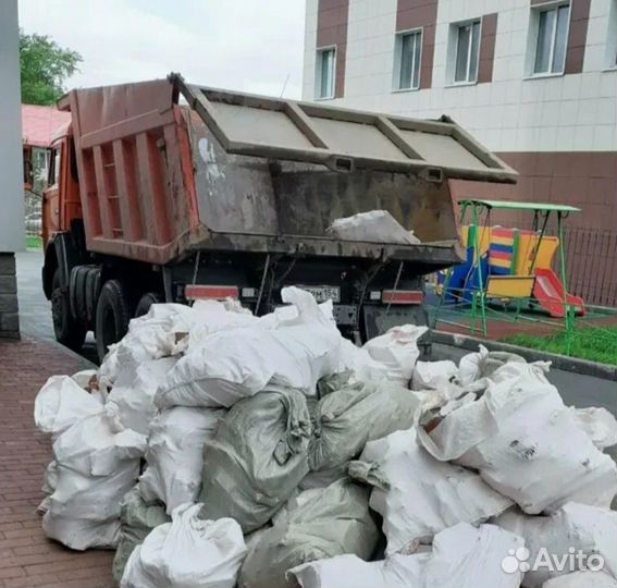 Вывоз мусора контейнером, самосвалом,ГАЗЕЛЬЮ