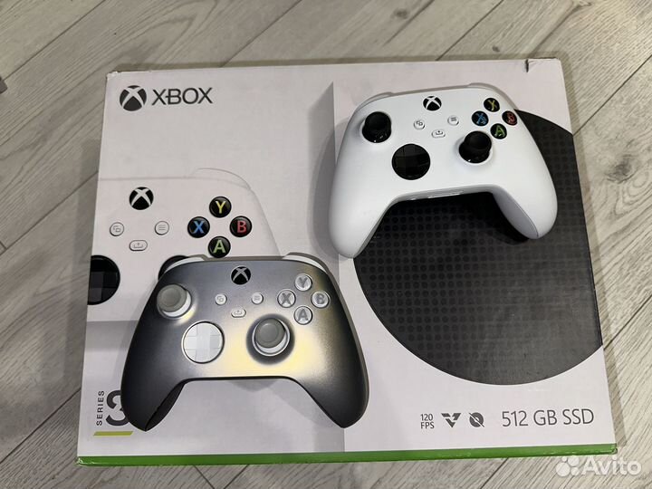 Xbox series s + 2 геймпада