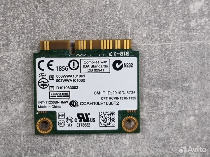 Wi-Fi + Bluetooth модуль 130nbhmw