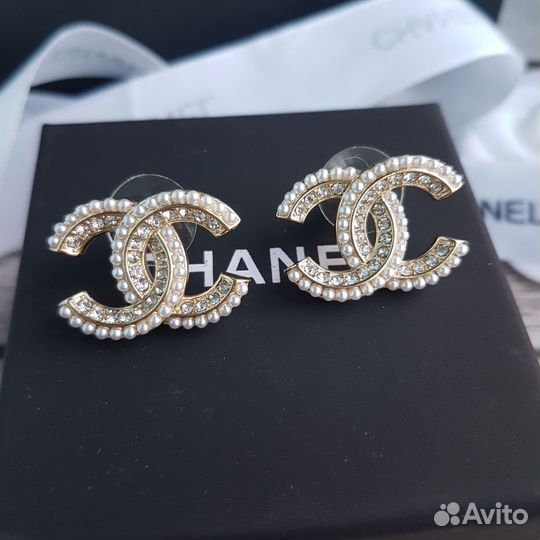 Серьги Chanel
