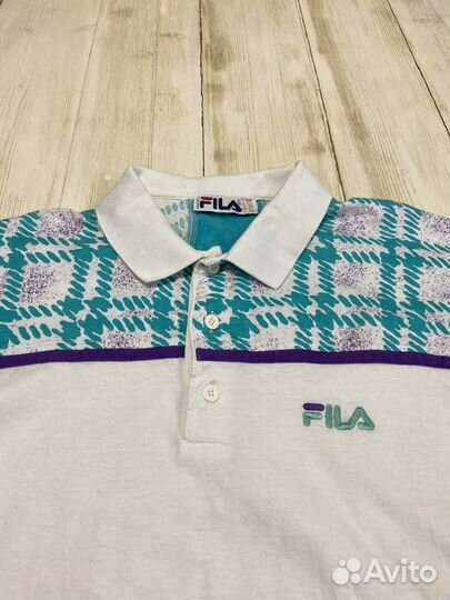 Fila polo vintage футболка поло made in Italy