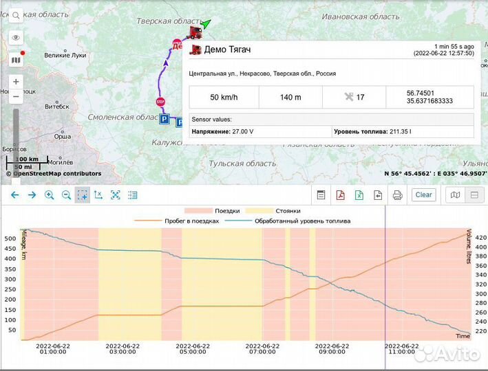 GPS мониторинг для грузоперевозок