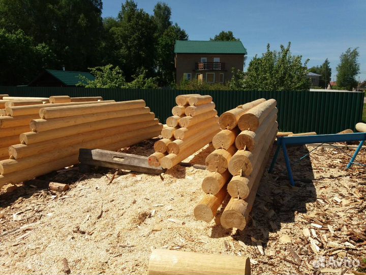 Срубы бань домов под рубанок
