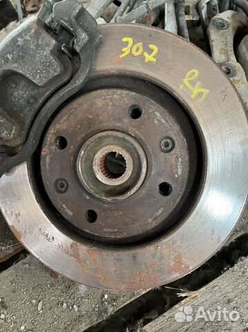 Тормозной диск передний Peugeot 307 б/у