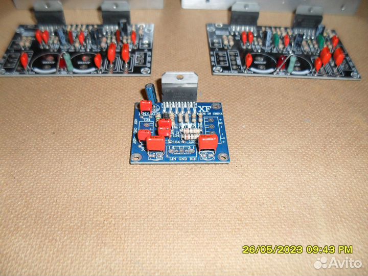 Усилитель звука tda7265 2х50 Вт мост