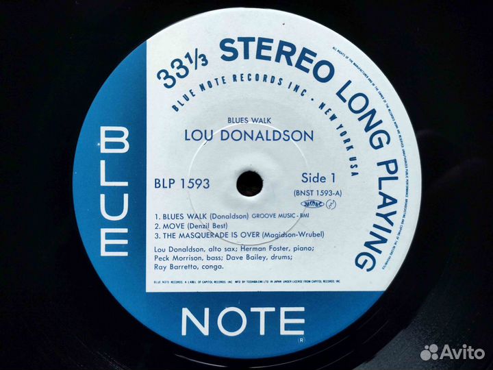 Lou Donaldson – Blues Walk – Japan 1984 Stereo #1