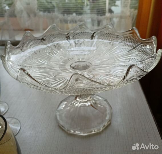 Посуда из толстого стекла времён СССР