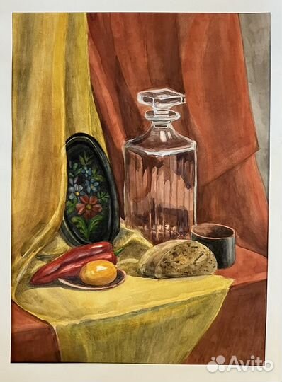 Ученические работы, живопись