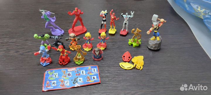 Игрушки Киндер сюрприз, Kinder, DC, marvel