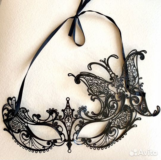 Маска карнавальная металлическая