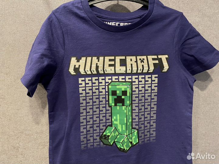 Футболка minecraft новая 110 р