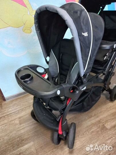 Коляска для двойни погодок Ramili Baby Twin ST