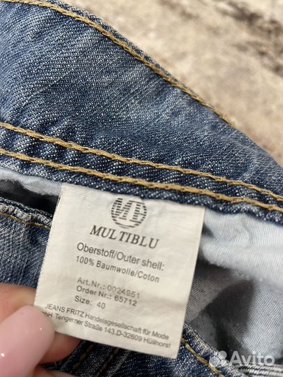 Джинсовые плотные шорты Mulriblu