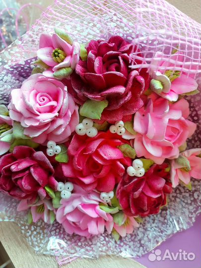 Съедобные букеты из зефира