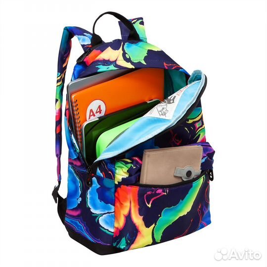 Рюкзак городской Grizzly RXL-323-5 радужные кляксы