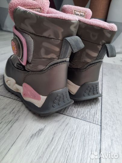 Ботинки сапожки для девочки зимние