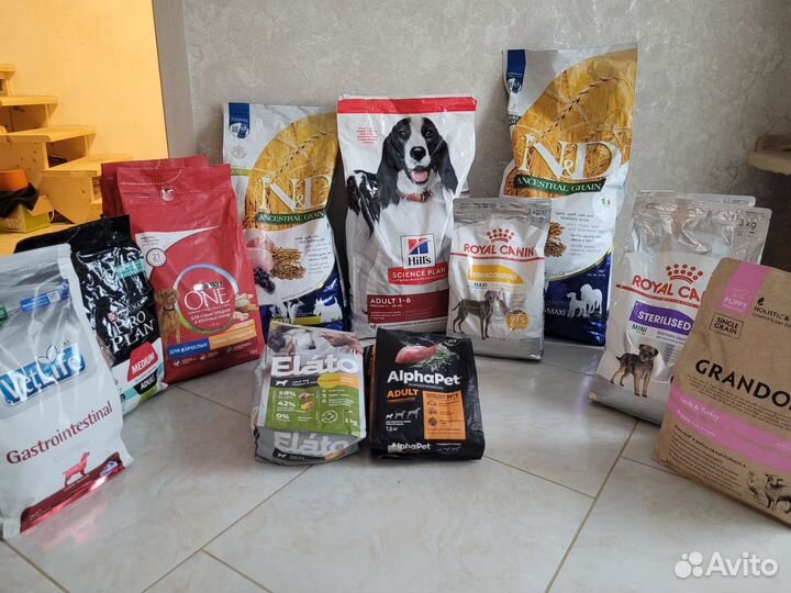 Корм для собак n&d, Farmina, Hill's.Grandorf