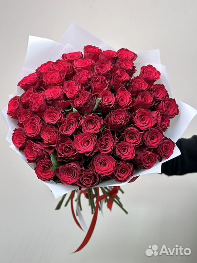 Букет из 55 роз