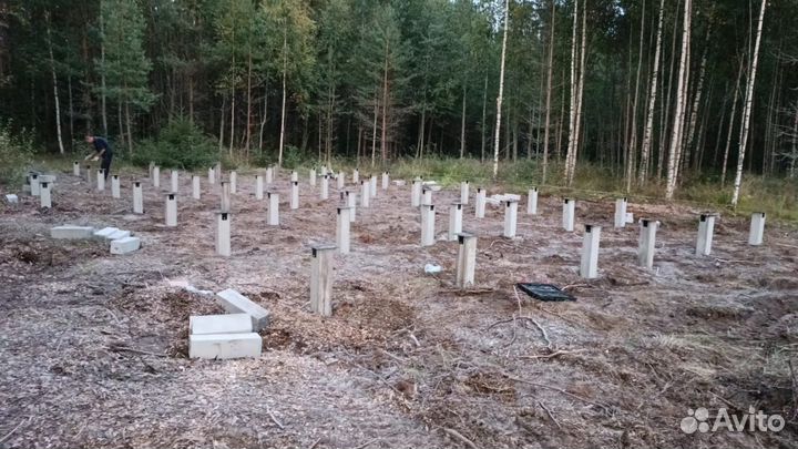 Жб сваи, монтаж