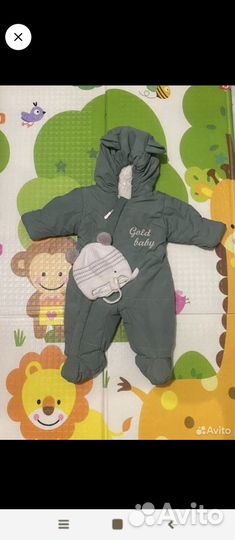 Демисезонный комбинезон весна осень 62-68