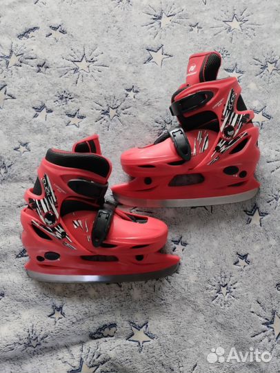 Коньки раздвижные 34 37