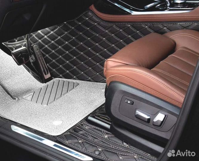 3D Коврики Range Rover Салон Багажник из Экокожи