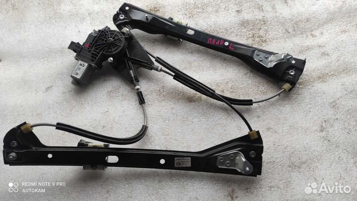 Стеклоподъемник эл. Передний лев.Volkswagen polo 5