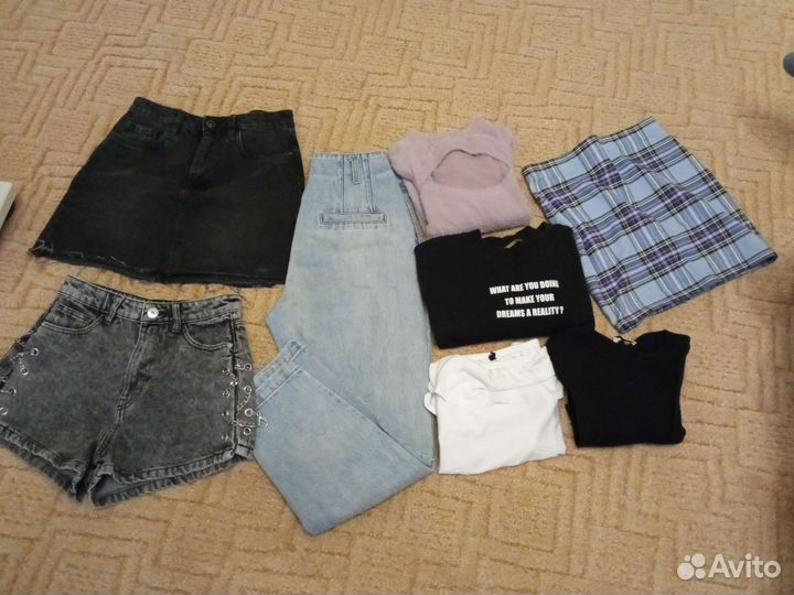 Вещи пакетом на подростка,девушку S
