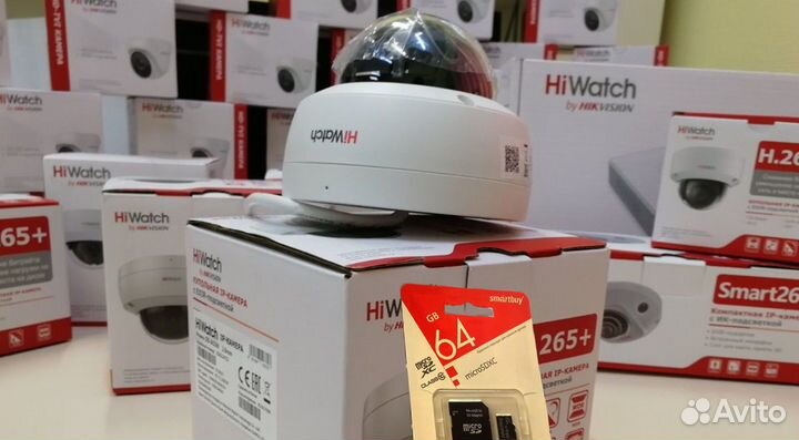 DS-I452M + 64Gb IP камера 4Мп с микрофоном HiWatch