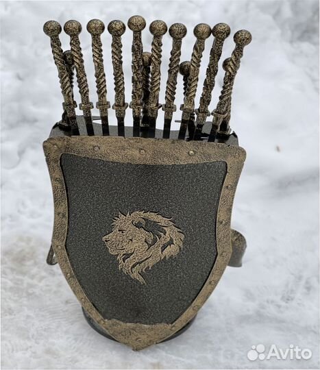 Шашлычный подарочный набор, шампуры Опт+Розн