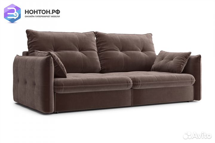 Диван тик-так Нортон коричневый