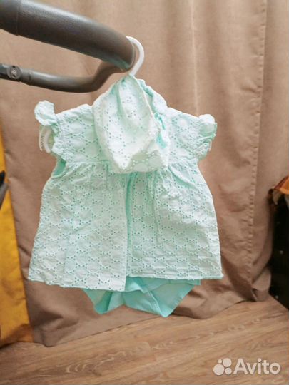 Платье боди для девочки 74