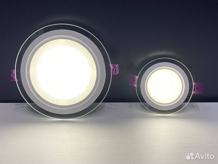 Круглые встраиваемые светильники
