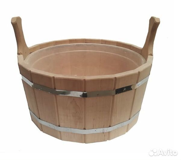 Шайка Cooper c пластиковой вставкой 20 л (ольха)