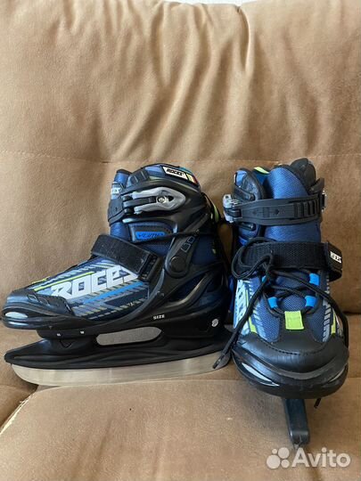 Коньки детские раздвижные 30-35 roces