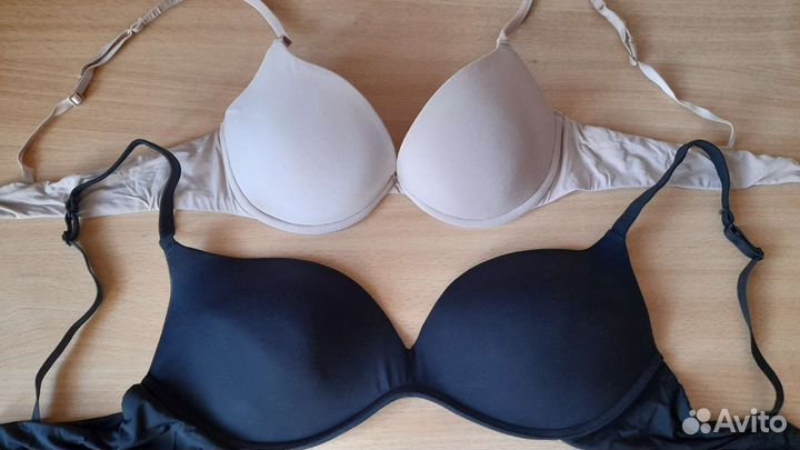 Бюстгальтеры Intimissimi,черный и бежевый, 80В