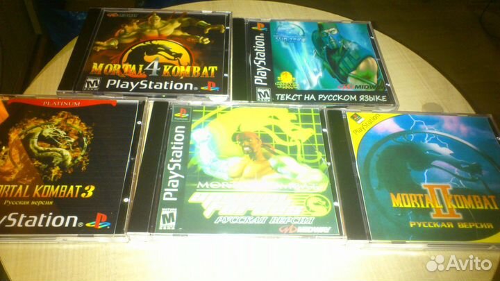 Игры PS 1-Mortal Kombat (все части)