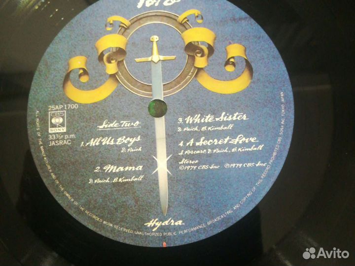 Toto lp Hydra (винил)