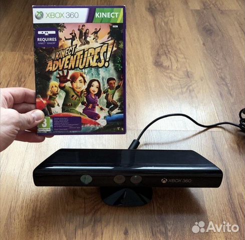 Kinect Xbox 360 +игра Kinect Adventures