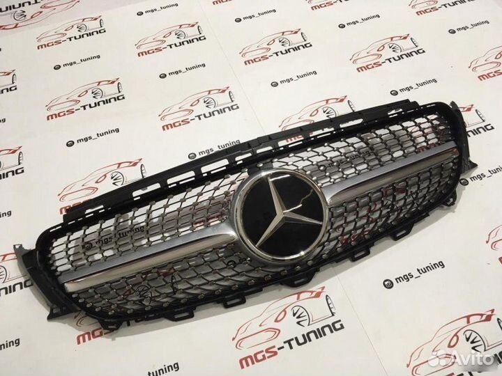 Решетка Mercedes E-class w213 Diamond Дистроник