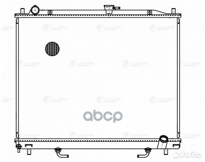 LRC 11189 luzar Радиатор охл. Mitsubishi Pajero