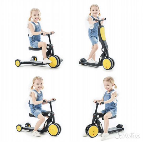 Детский велосипед трансформер 5в1