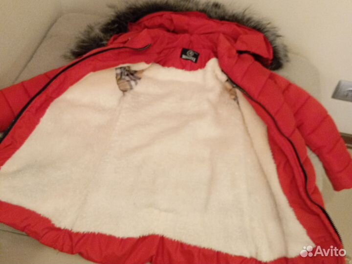 Куртка зимняя для девочки 98-110