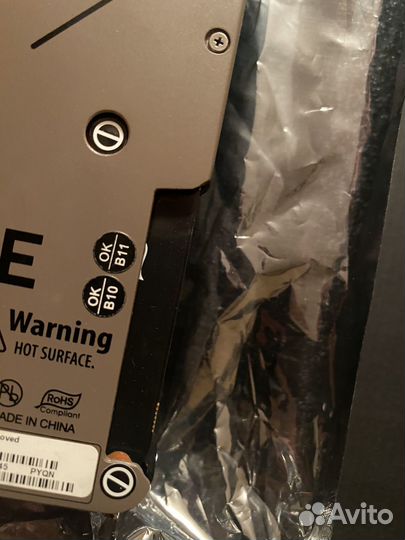 Видеокарта palit rtx 3080 с чеком