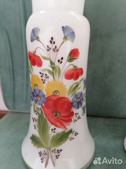 Ваза цветное стекло СССР