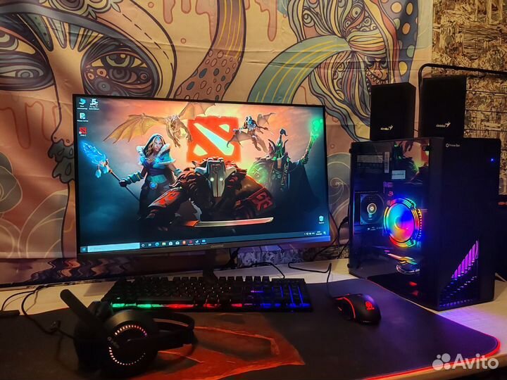 Игровой пк rtx 3060/i5 10400/32gb ram/512ssd