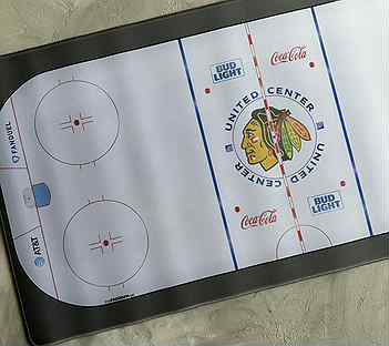 Коврик для мыши Chicago Blackhawks NHL большой