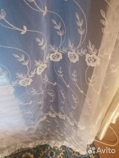 Шторы с ламбрикеном блэкаут. Карниз