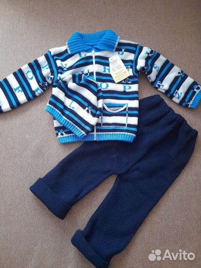 Костюм детский для мальчика вязаный новый
