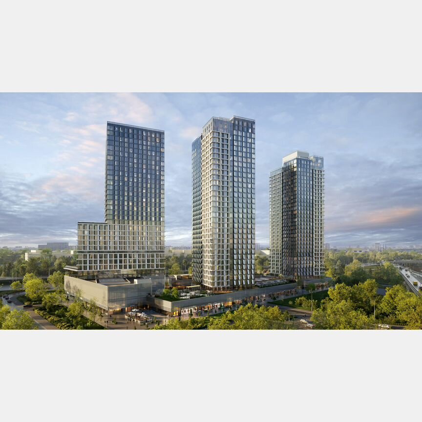 1-к. апартаменты, 42,8 м², 23/35 эт.